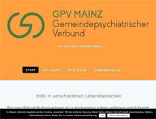 Tablet Screenshot of gpv-mainz.de